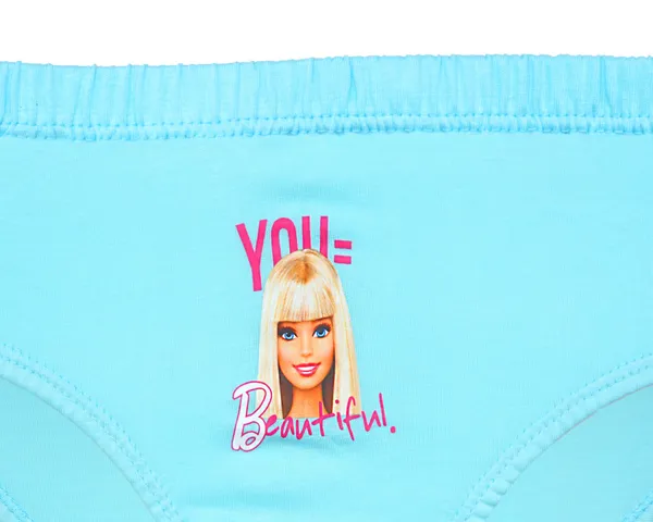 BABY-167_Multicolor_Barbie_Cotton_Briefs_Pack_Of_6_For_Girls