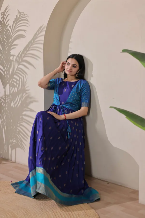 Navy_Blue_Soft_Silk_Woven_Ethnic_Dresses_Gown_For_Women
