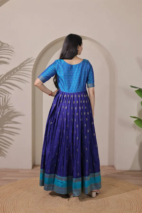 Navy_Blue_Soft_Silk_Woven_Ethnic_Dresses_Gown_For_Women