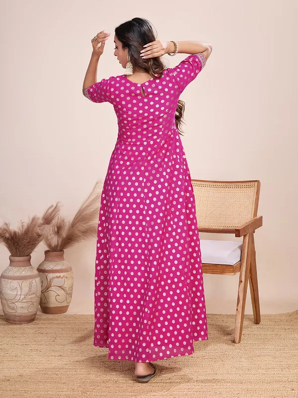 Pink_Silk_Blend_Zari_Weaving_Polka_Dot_Ethnic_Dresses_Gown_For_Women