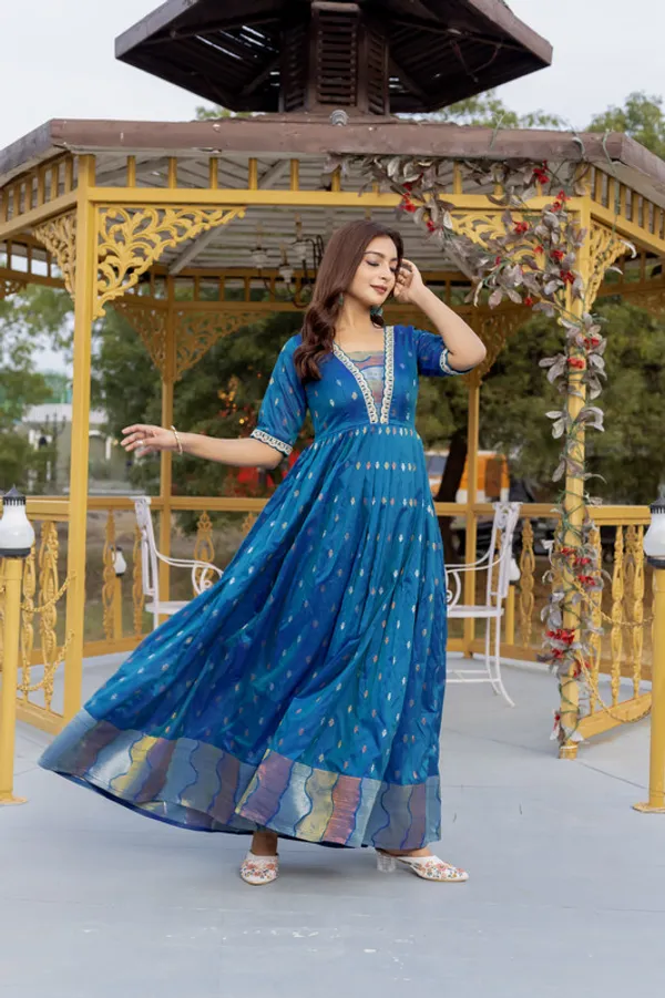 Rama_Craft_Silk_Woven_Embroidery_Lace_Ethnic_Dresses_Gown_For_Women