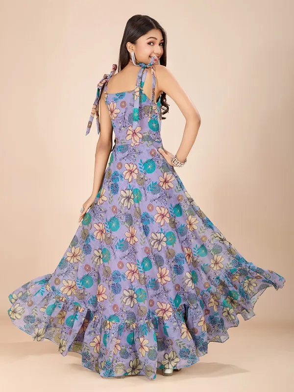 Sky_Blue_Soft_Chanderi_Printed_Ethnic_Dresses_Gown_For_Girls