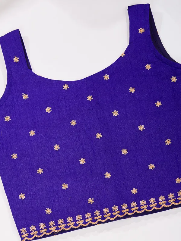 Violet_Viscose_Butti_Embroidery_Zari_Weaving_Lehenga_Choli_For_Girls
