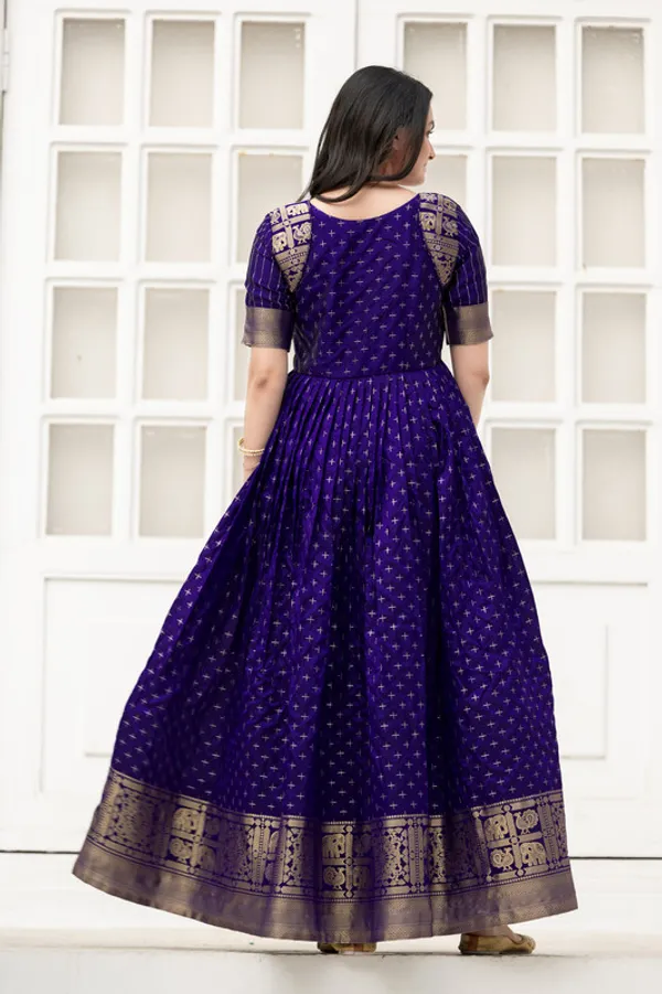 Violet_Soft_Silk_Zari_Weaving_Ethnic_Dresses_Gown_For_Women