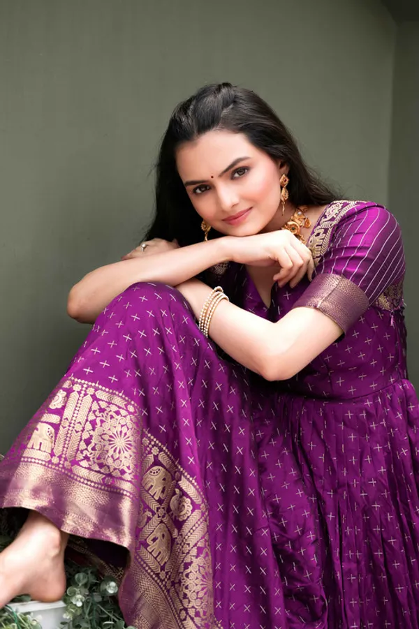 Purple_Soft_Silk_Zari_Weaving_Ethnic_Dresses_Gown_For_Women