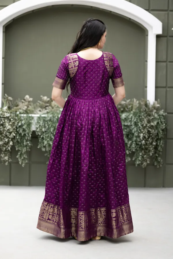 Purple_Soft_Silk_Zari_Weaving_Ethnic_Dresses_Gown_For_Women