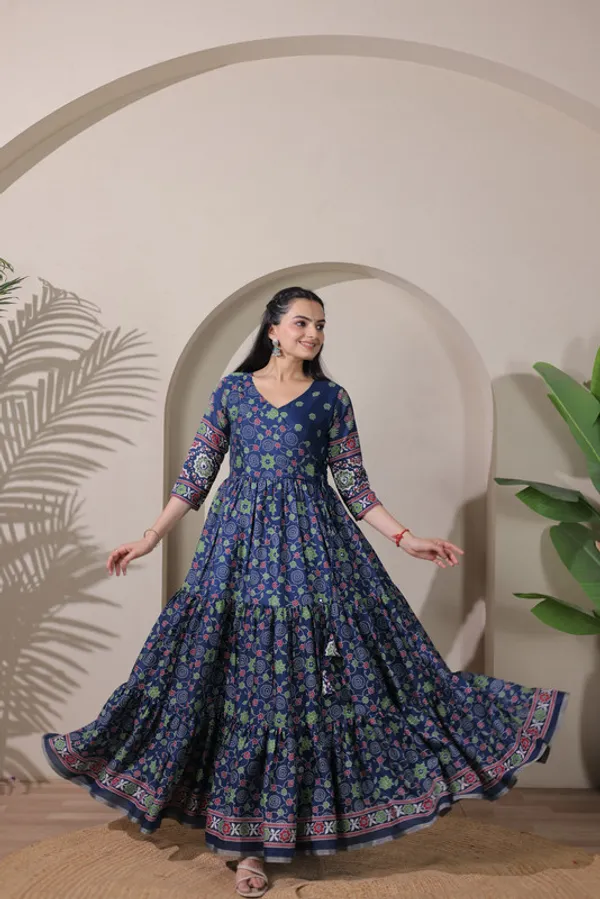 Violet_Silk_Blend_Embroidery_Ethnic_Dresses_Gown_For_Women