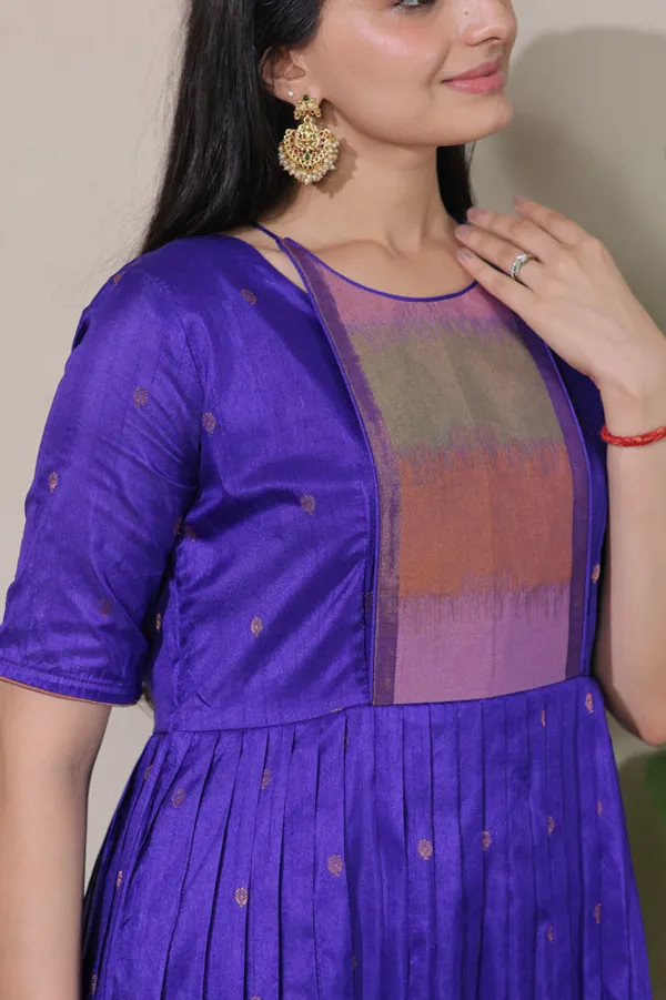 Royal_Blue_Craft_Silk_Woven_Ethnic_Dresses_Gown_For_Women