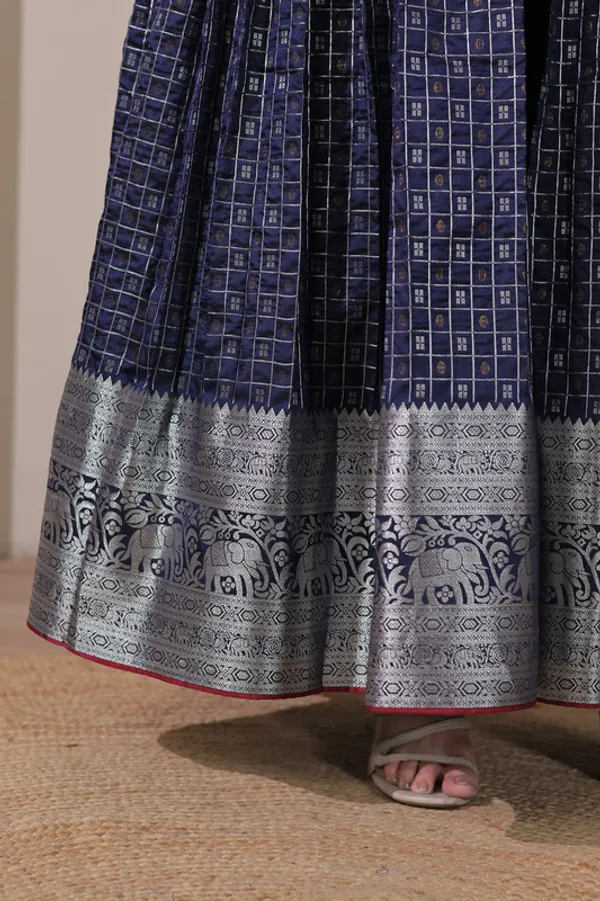 Navy_Blue_Soft_Silk_Zari_Weaving_Ethnic_Dresses_Gown_For_Women