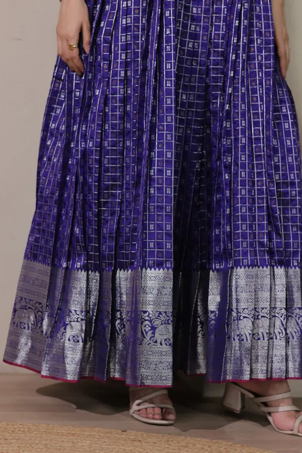 Violet_Soft_Silk_Zari_Weaving_Ethnic_Dresses_Gown_For_Women