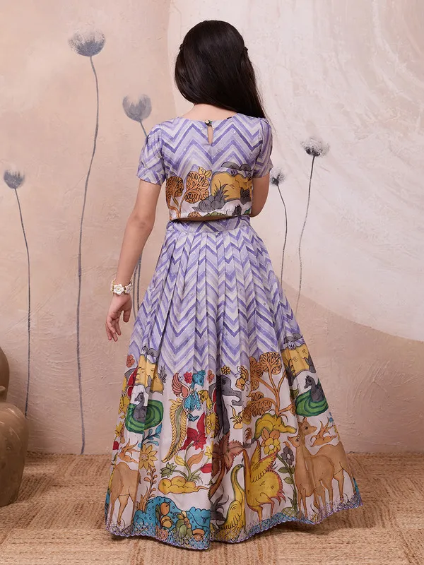 Purple_Tussar_Silk_Embroidery_Lehenga_Choli_For_Girls