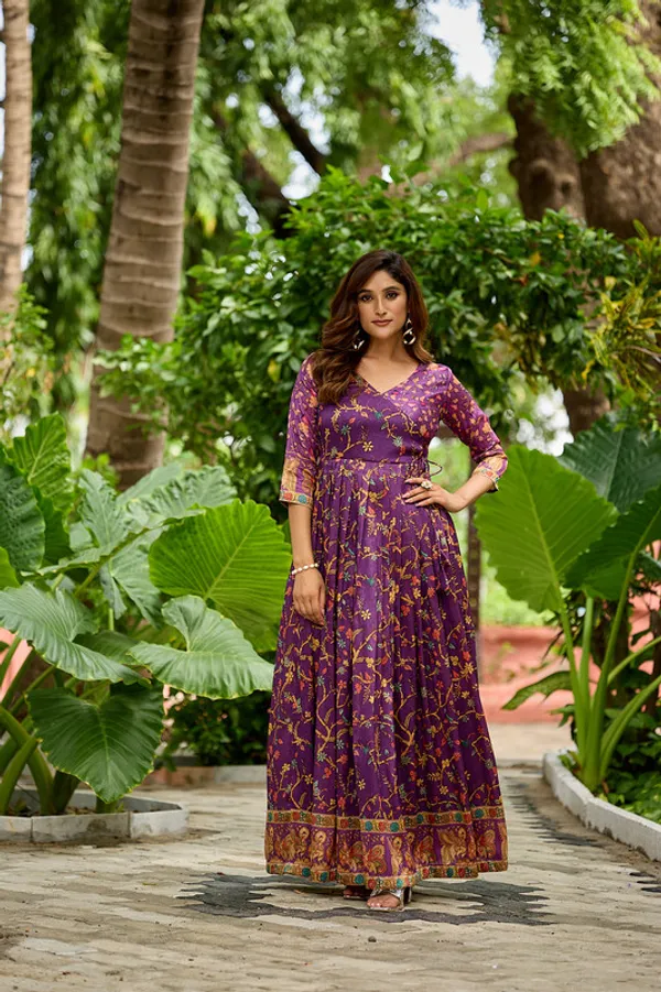 Purple_Silk_Blend_Printed_Ethnic_Dresses_Gown_For_Women