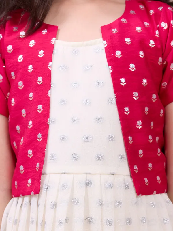 Off_White_Silk_Blend_Weaving_Butti_Ethnic_Dresses_Gown_For_Girls