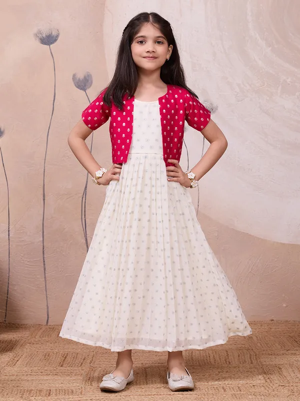 Off_White_Silk_Blend_Weaving_Butti_Ethnic_Dresses_Gown_For_Girls