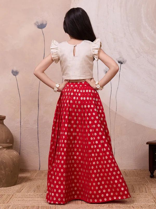 Red_Viscose_Woven_Lace_Lehenga_Choli_For_Girls