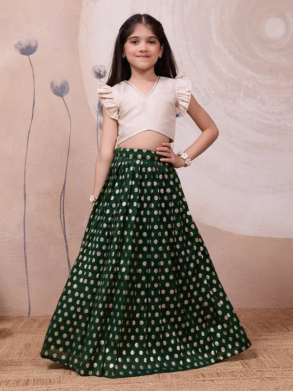 Green_Viscose_Woven_Lace_Lehenga_Choli_For_Girls