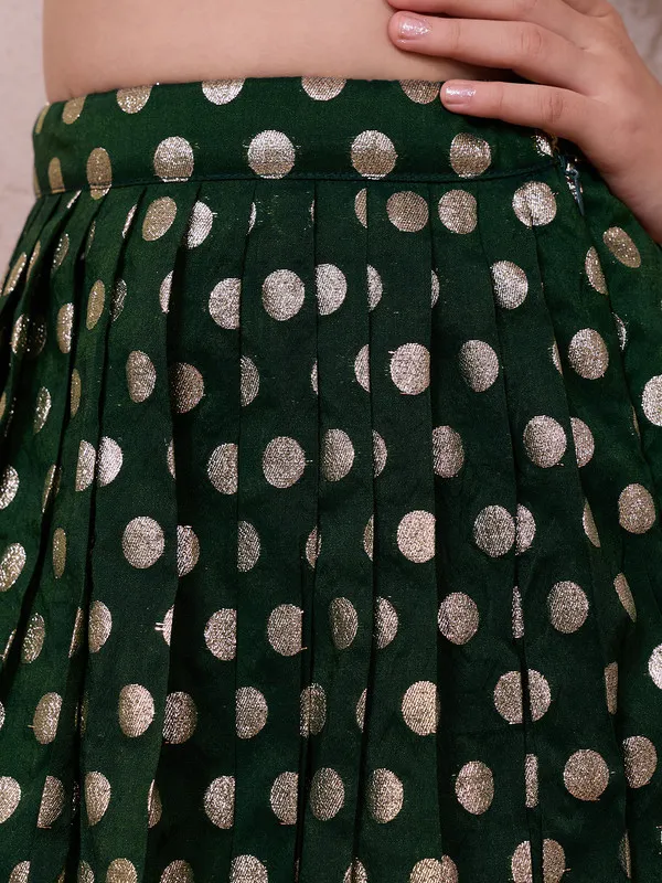 Green_Viscose_Woven_Lace_Lehenga_Choli_For_Girls