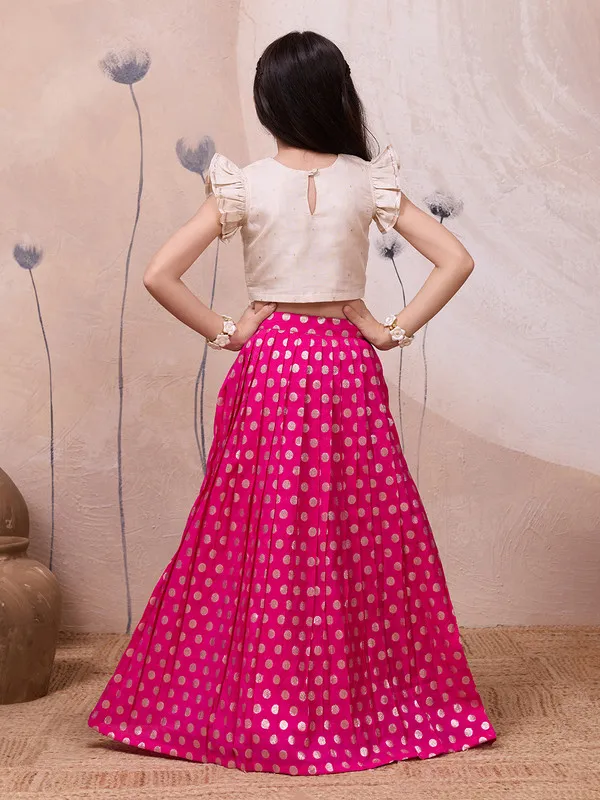 Pink_Viscose_Woven_Lace_Lehenga_Choli_For_Girls