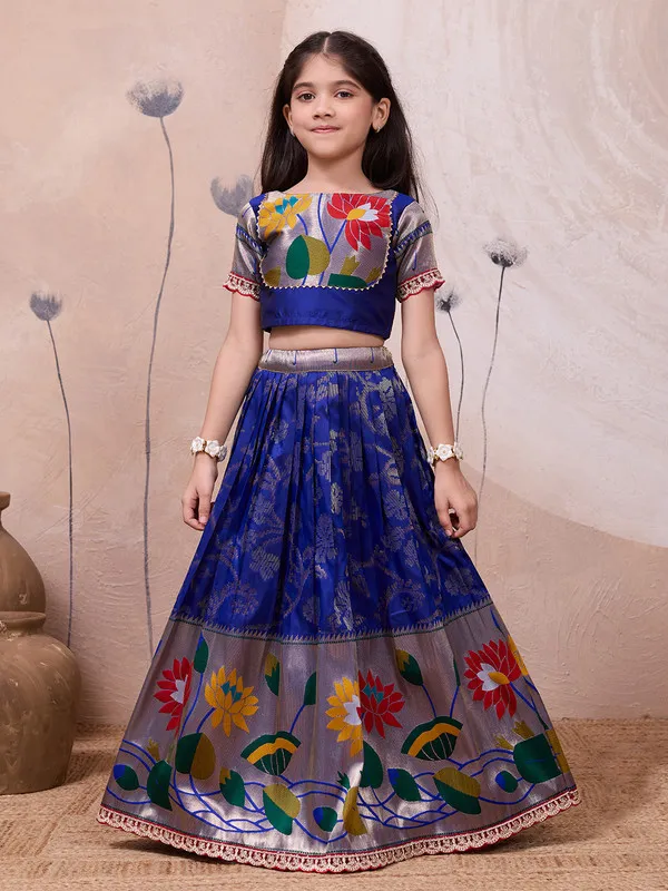 Violet_Silk_Blend_Woven_Lehenga_Choli_For_Girls