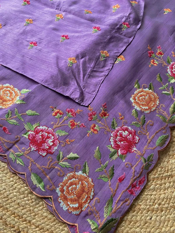 Purple_Matka_Silk_Floral_Embroidery_Saree_For_Women