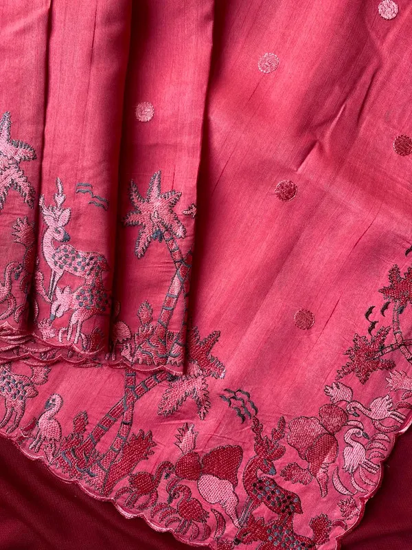 Pink_Matka_Silk_Embroidery_Saree_For_Women