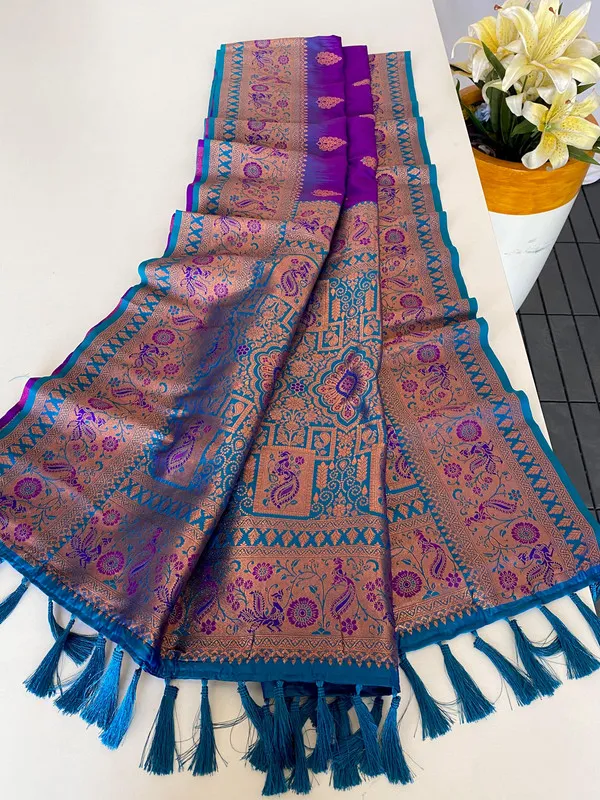 Purple_Paithani_Silk_Weaving_Saree_For_Women