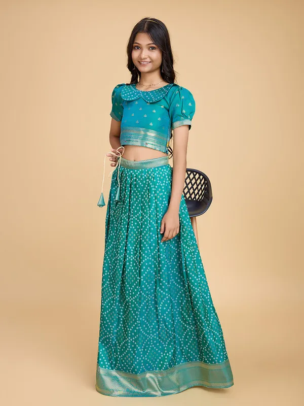 Rama_Silk_Blend_Woven_Lehenga_Choli_For_Girls