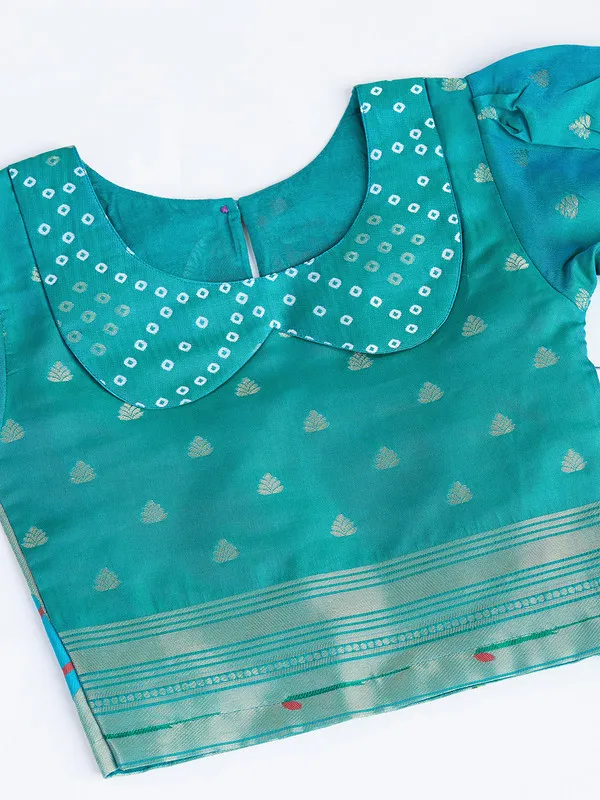 Rama_Silk_Blend_Woven_Lehenga_Choli_For_Girls