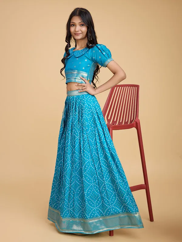 Sky_Blue_Silk_Blend_Woven_Lehenga_Choli_For_Girls