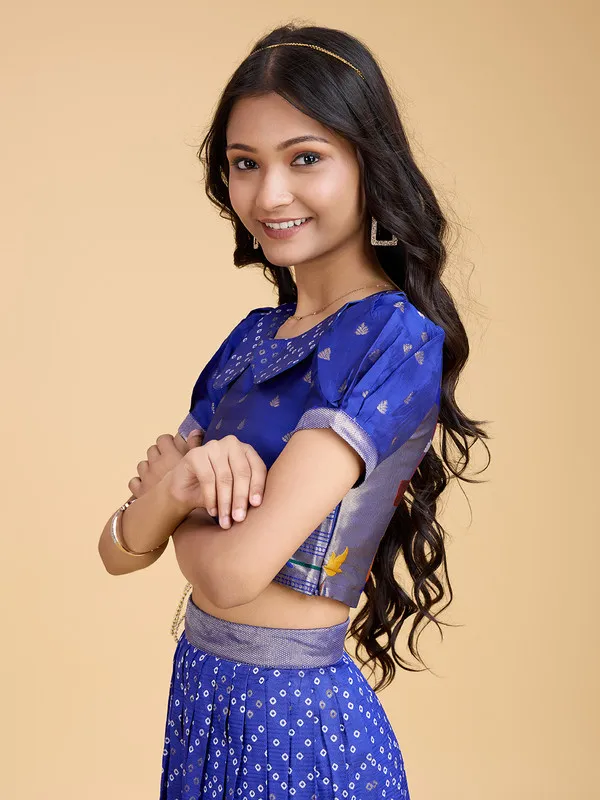 Violet_Silk_Blend_Woven_Lehenga_Choli_For_Girls