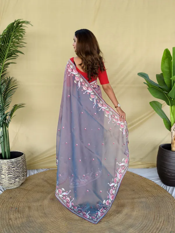 Grey_Gabanna_Silk_Weaving_Saree_For_Women
