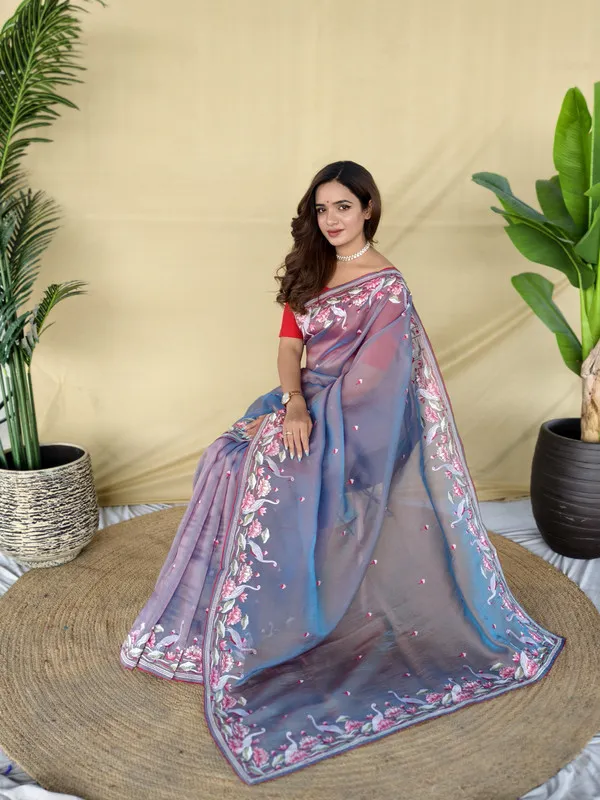 Grey_Gabanna_Silk_Weaving_Saree_For_Women