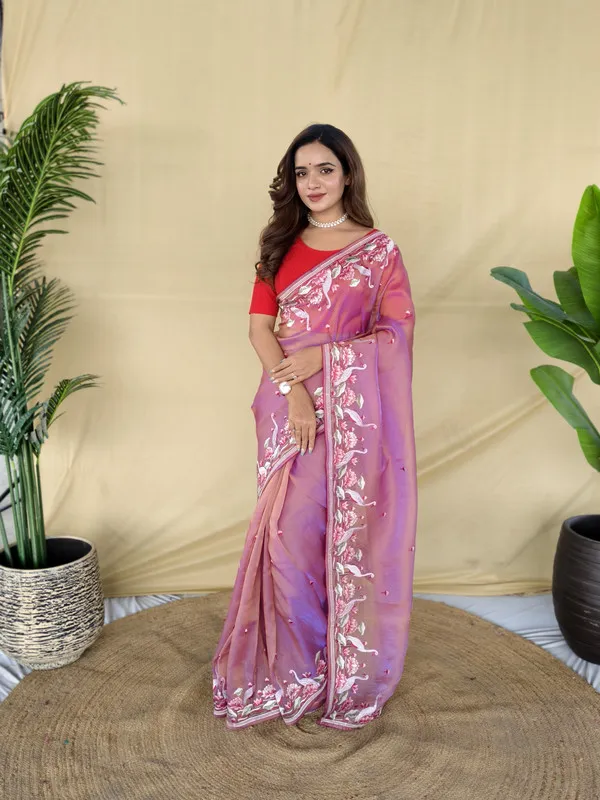 Lavender_Gabanna_Silk_Weaving_Saree_For_Women