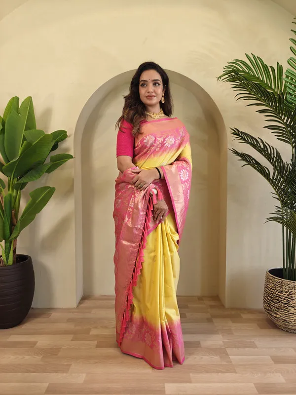 Lemon_Silk_Zari_Weaving_Saree_For_Women