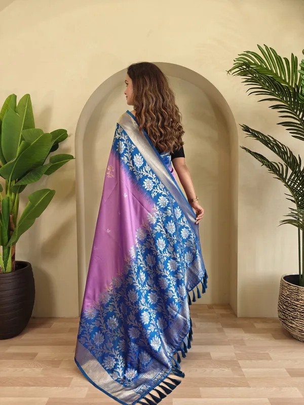 Lavender_Silk_Zari_Weaving_Saree_For_Women