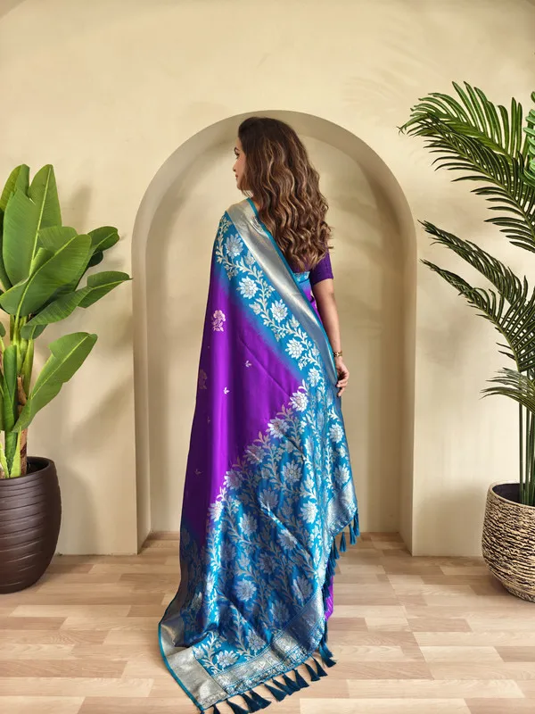Purple_Silk_Zari_Weaving_Saree_For_Women