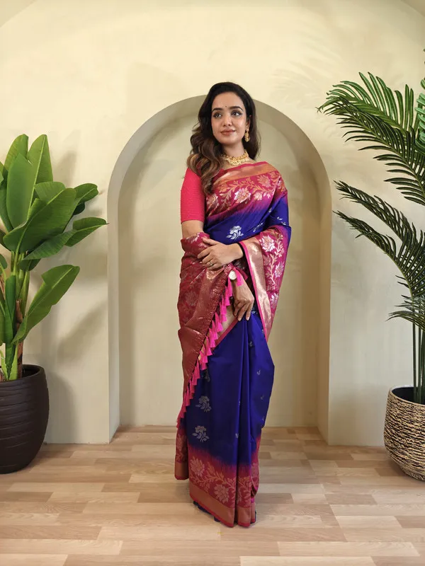 Violet_Silk_Zari_Weaving_Saree_For_Women