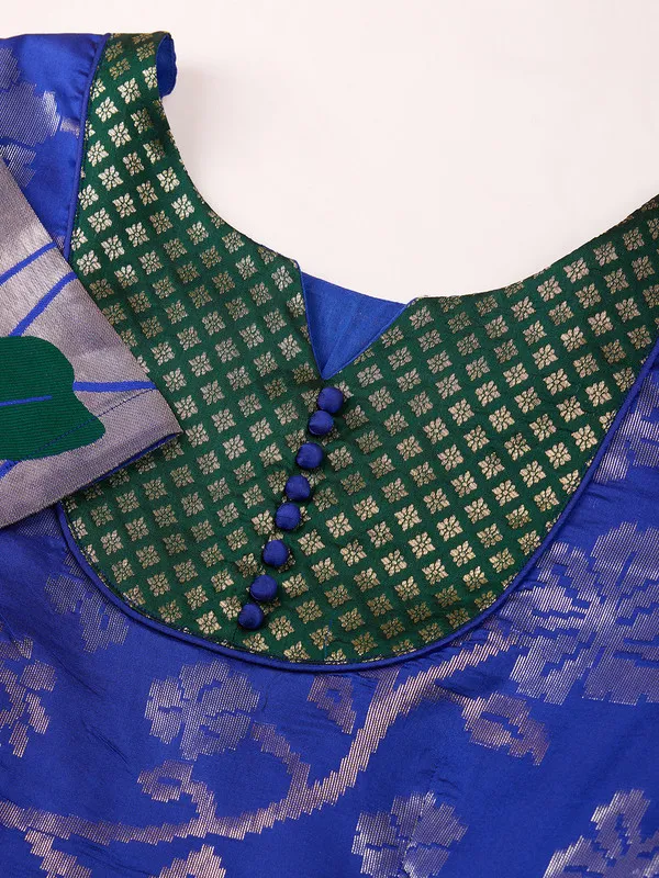 Blue_Soft_Silk_Copper_Weaving_Ethnic_Dresses_Gown_For_Women