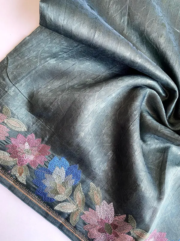 Multicolor_Tussar_Saree_Embroidery_Saree_For_Women