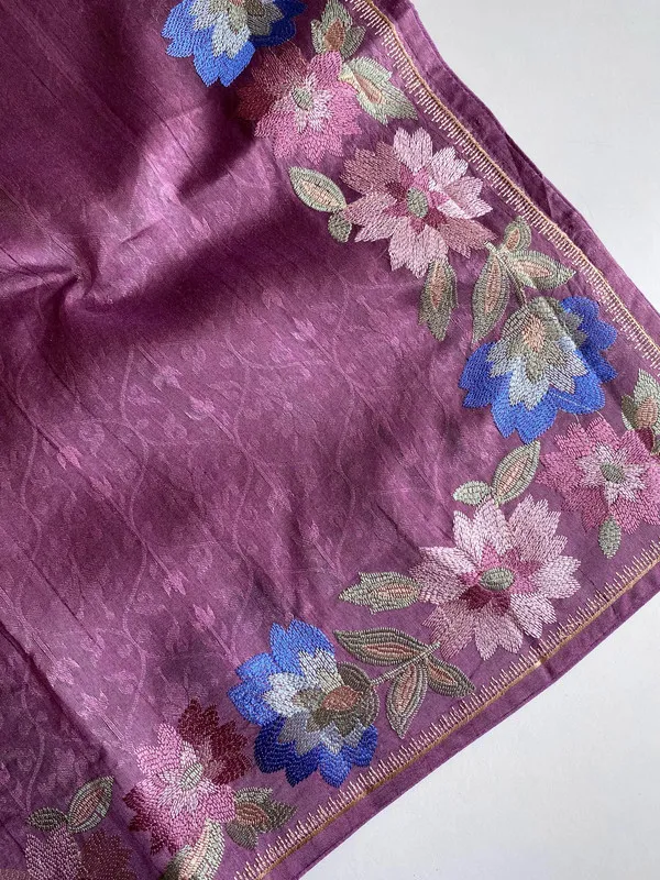 Purple_Tussar_Saree_Embroidery_Saree_For_Women