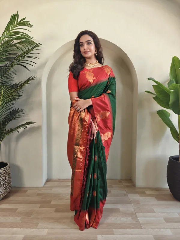 Multicolor_Silk_Weaving_Saree_For_Women