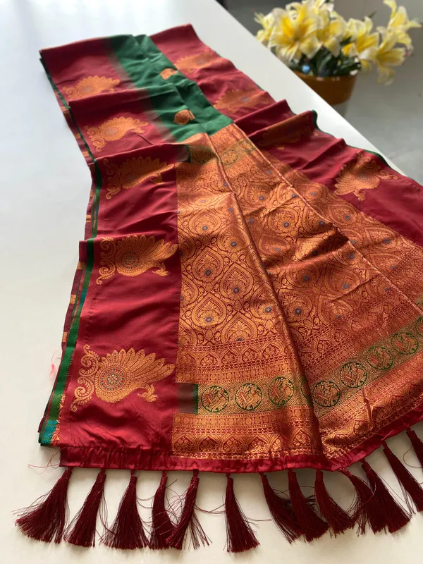 Multicolor_Silk_Weaving_Saree_For_Women