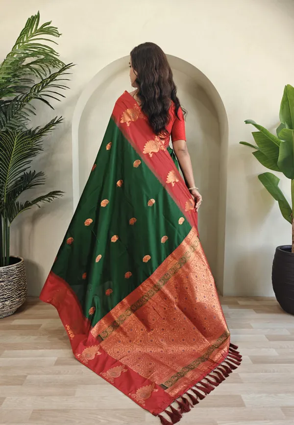 Multicolor_Silk_Weaving_Saree_For_Women