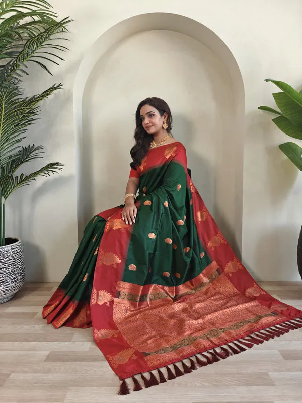 Multicolor_Silk_Weaving_Saree_For_Women