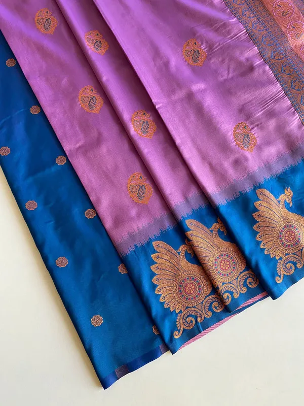 Lavender_Silk_Weaving_Saree_For_Women