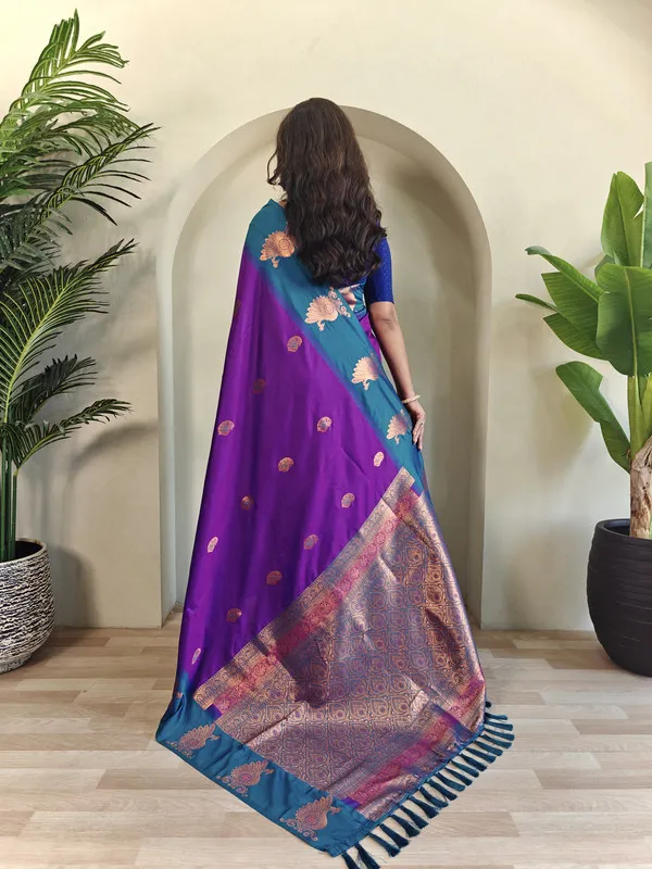 Purple_Silk_Weaving_Saree_For_Women