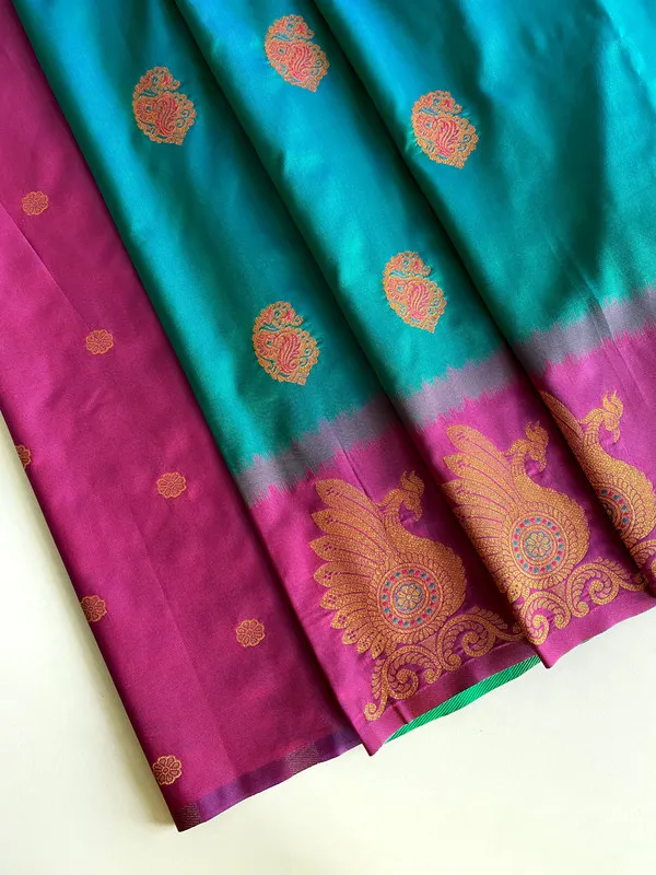 Rama_Silk_Weaving_Saree_For_Women