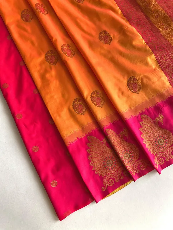 Yellow_Silk_Weaving_Saree_For_Women