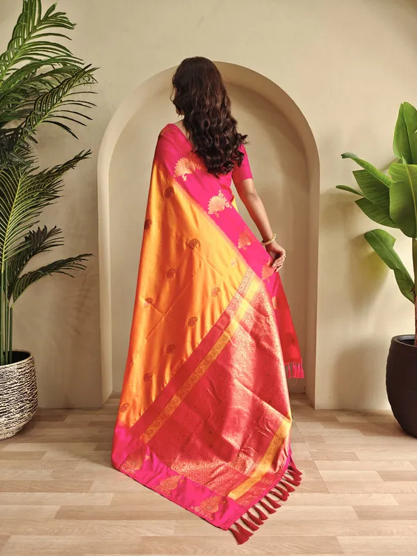 Yellow_Silk_Weaving_Saree_For_Women