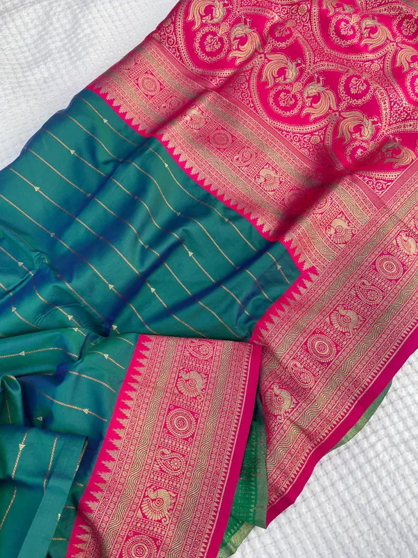 Rama_Paithani_Silk_Weaving_Saree_For_Women